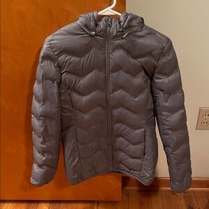Time and Tru Kids Gray Puffer Jacket